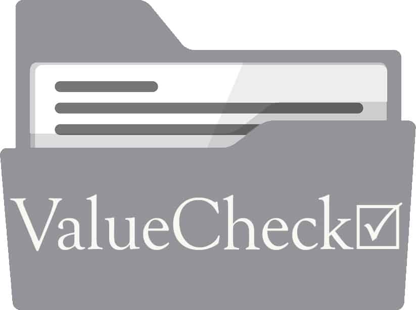 value check folder graphic