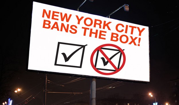 New York Ban the Box sign