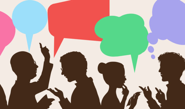 Business people communication