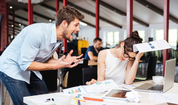 Fotolia_113520538_blog8-8-16 bully manager yelling at woman