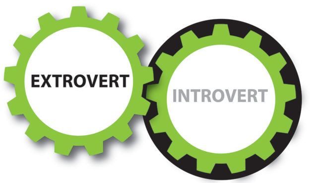 two gears - extrovert-introvert
