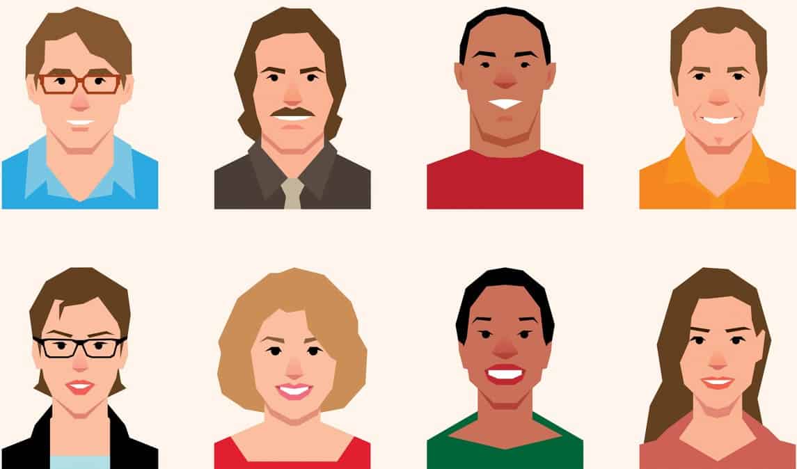 graphic of millennials