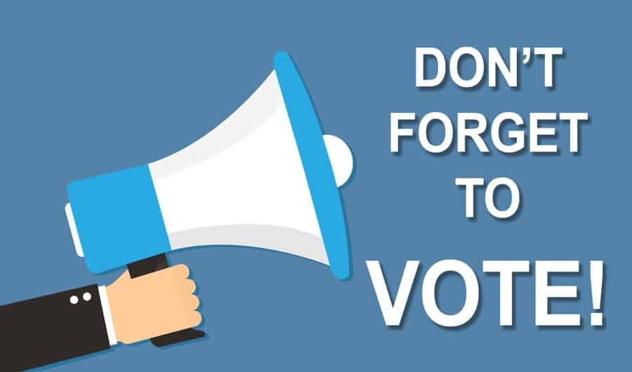 Blog_10-23-18 vote message with megaphone