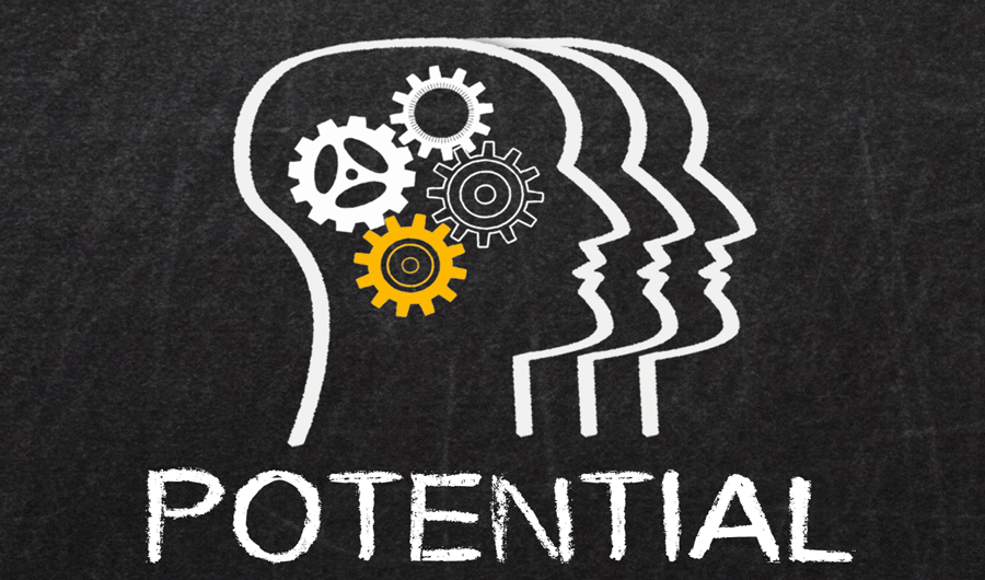 brain potential graphic