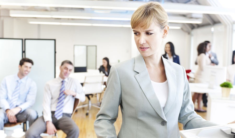 woman being harassed